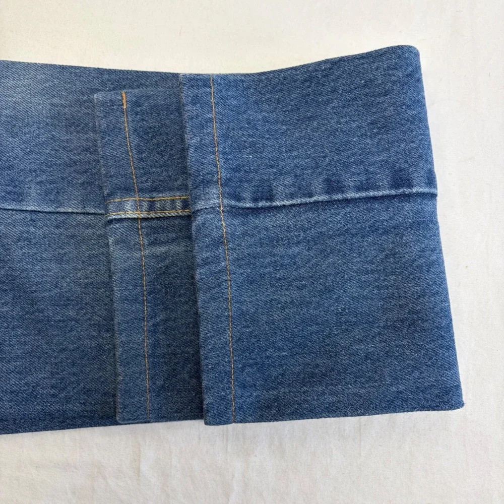 Vintage Levis 505 Orange Tab Jeans Mens Fits 29x28 Made In USA 90s Hemmed